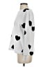 Ann Taylor LOFT 100% Polyester Hearts White Pullover Sweater Size S - photo 5