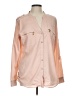Calvin Klein 100% Polyester Color Block Pink Long Sleeve Blouse Size L (estimated) - photo 1