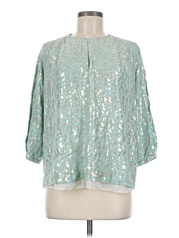 Diane von Furstenberg 3/4 Sleeve Silk Top (view 1)