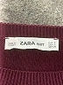 Zara Color Block Burgundy Pullover Sweater Size S - photo 7