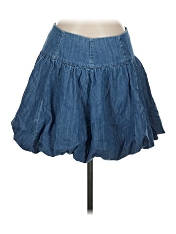 On 34th Denim Skirt (view 1)