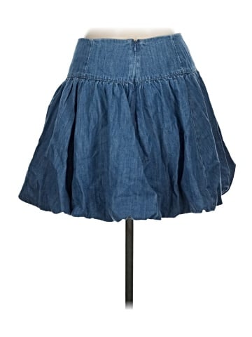 On 34th Denim Skirt (view 2)