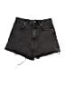 Zara Black Denim Shorts Size 4 - photo 1