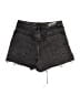 Zara Black Denim Shorts Size 4 - photo 2