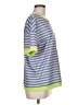 Unbranded Stripes Green Short Sleeve Top Size M - photo 4