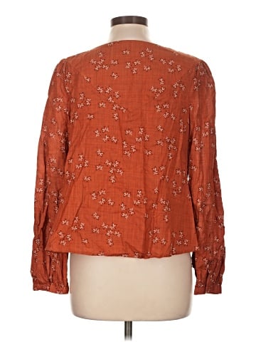 a.n.a. A New Approach Long Sleeve Blouse (view 2)