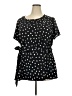 Lane Bryant Polka Dots Black Casual Dress Size 20 - photo 1