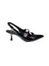 Dolce & Gabbana 100% Leather Black Heels Size EU 35 1/2 - photo 1
