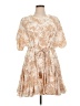AaKaa 100% Polyester Tan Casual Dress Size L - photo 1