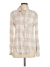 Rails Plaid Ivory Long Sleeve Button-Down Shirt Size M - photo 1