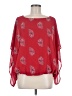 WallpapHER 100% Polyester Red 3/4 Sleeve Blouse Size M - photo 1