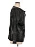 Armani Collezioni 100% Polyester Metallic Silver Long Sleeve Top Size 16 - photo 4