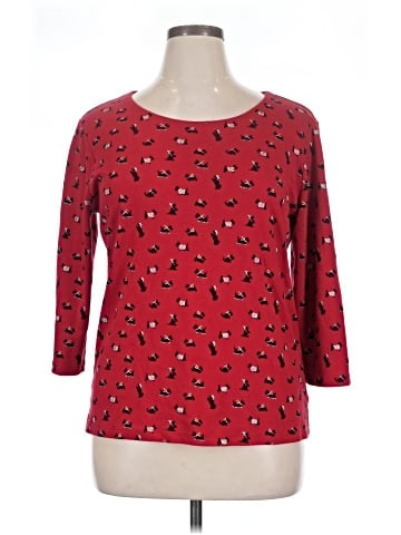 Karen Scott 3/4 Sleeve T-Shirt (view 1)