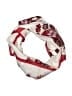 Unbranded Floral Red Scarf One size - photo 1