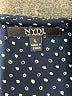 NYDJ 100% Polyester Blue Long Sleeve Blouse Size L - photo 7