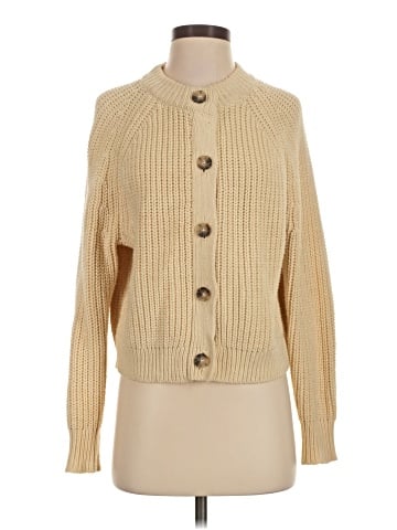 Madewell Rib Raglan-Sleeve Cardigan (view 1)
