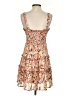 Assorted Brands 100% Polyester Floral Tan Casual Dress Size S - photo 2
