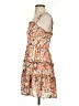 Assorted Brands 100% Polyester Floral Tan Casual Dress Size S - photo 5