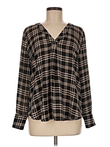 Ann Taylor Factory Long Sleeve Blouse (view 1)