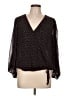 Banana Republic 100% Polyester Black 3/4 Sleeve Blouse Size L - photo 1
