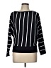 Catherine Malandrino Stripes Black Pullover Sweater Size L - photo 1