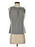 Calvin Klein Gray Sleeveless Blouse Size S (petite) - photo 1