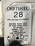 Driftwood White Jeans Size 28 waist - photo 7