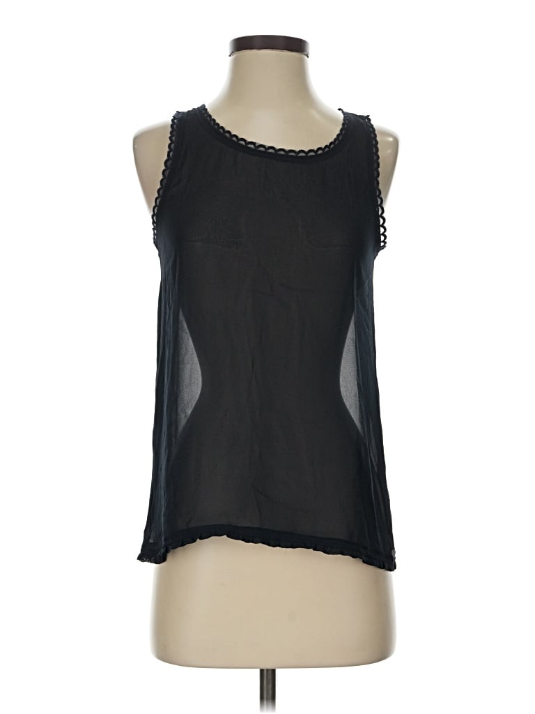 Abercrombie & Fitch Sleeveless Blouse In Black
