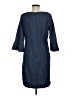 Talbots 100% Cotton Blue Casual Dress Size 6 - photo 2