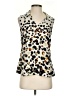 CAbi 100% Polyester Ivory Sleeveless Blouse Size XS - photo 1