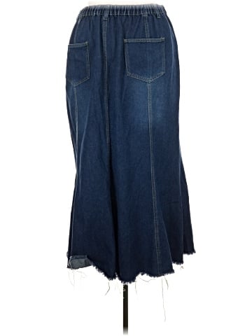 Shein Curve Denim Skirt (view 2)