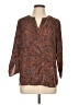 Daniel Rainn 100% Polyester Brown 3/4 Sleeve Blouse Size L - photo 1