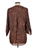 Daniel Rainn 100% Polyester Brown 3/4 Sleeve Blouse Size L - photo 2