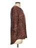 Daniel Rainn 100% Polyester Brown 3/4 Sleeve Blouse Size L - photo 4