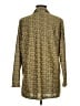 Diane von Furstenberg 100% Polyester Animal Print Gold Long Sleeve Blouse Size M - photo 2