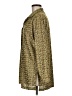 Diane von Furstenberg 100% Polyester Animal Print Gold Long Sleeve Blouse Size M - photo 5