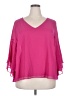Lane Bryant 100% Polyester Pink 3/4 Sleeve Blouse Size 18 - 20 Plus - photo 1