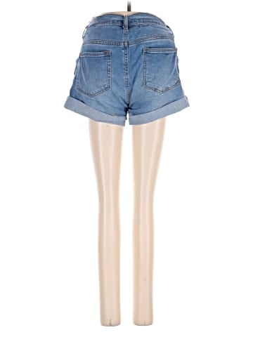 Indigo Blue Denim Shorts (view 2)