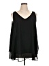 Lane Bryant 100% Polyester Black Sleeveless Blouse Size 16 - photo 1