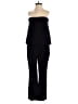 Intermix 100% Viscose Black Jumpsuit Size P (petite) - photo 1