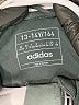 Adidas 100% Polyester Gray Track Jacket Size 13 - 14 - photo 3