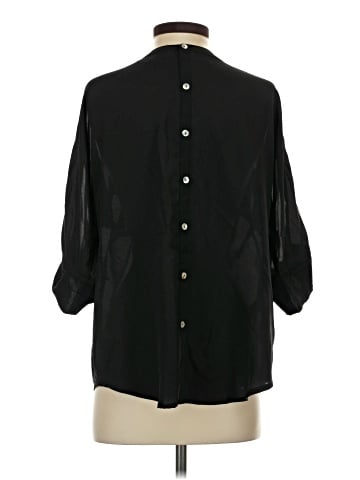 Black Rainn 3/4 Sleeve Blouse (view 2)