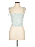 Alice + Olivia 100% Polyester Teal Sleeveless Top Size L - photo 1