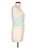Alice + Olivia 100% Polyester Teal Sleeveless Top Size L - photo 4