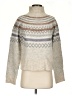 Marled Chevron-herringbone Gray Pullover Sweater Size S - photo 1