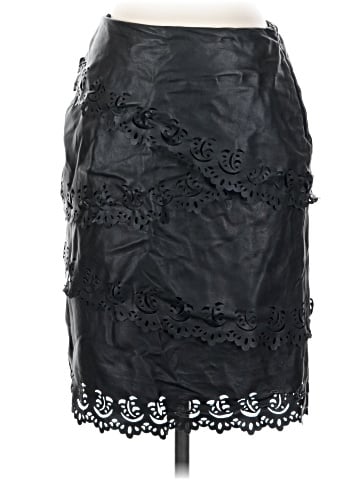 White House Black Market Faux Leather Skirt (view 1)