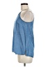 Now 100% Lyocell Blue Sleeveless Blouse Size 8 - photo 5