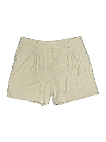 Ann Taylor LOFT Khaki Shorts (view 1)