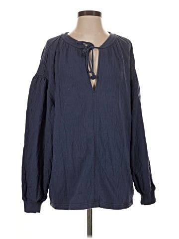 Aerie Long Sleeve Blouse (view 1)