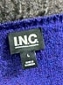 INC International Concepts Stars Blue Pullover Sweater Size L - photo 7